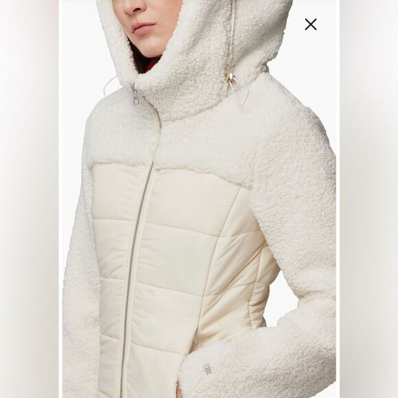 Soia and Kyo Mixed Media Faux Shearling Jacket
 size M - Picture 6 of 11